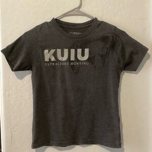 KUIU Kids Charcoal Short Sleeve Tee